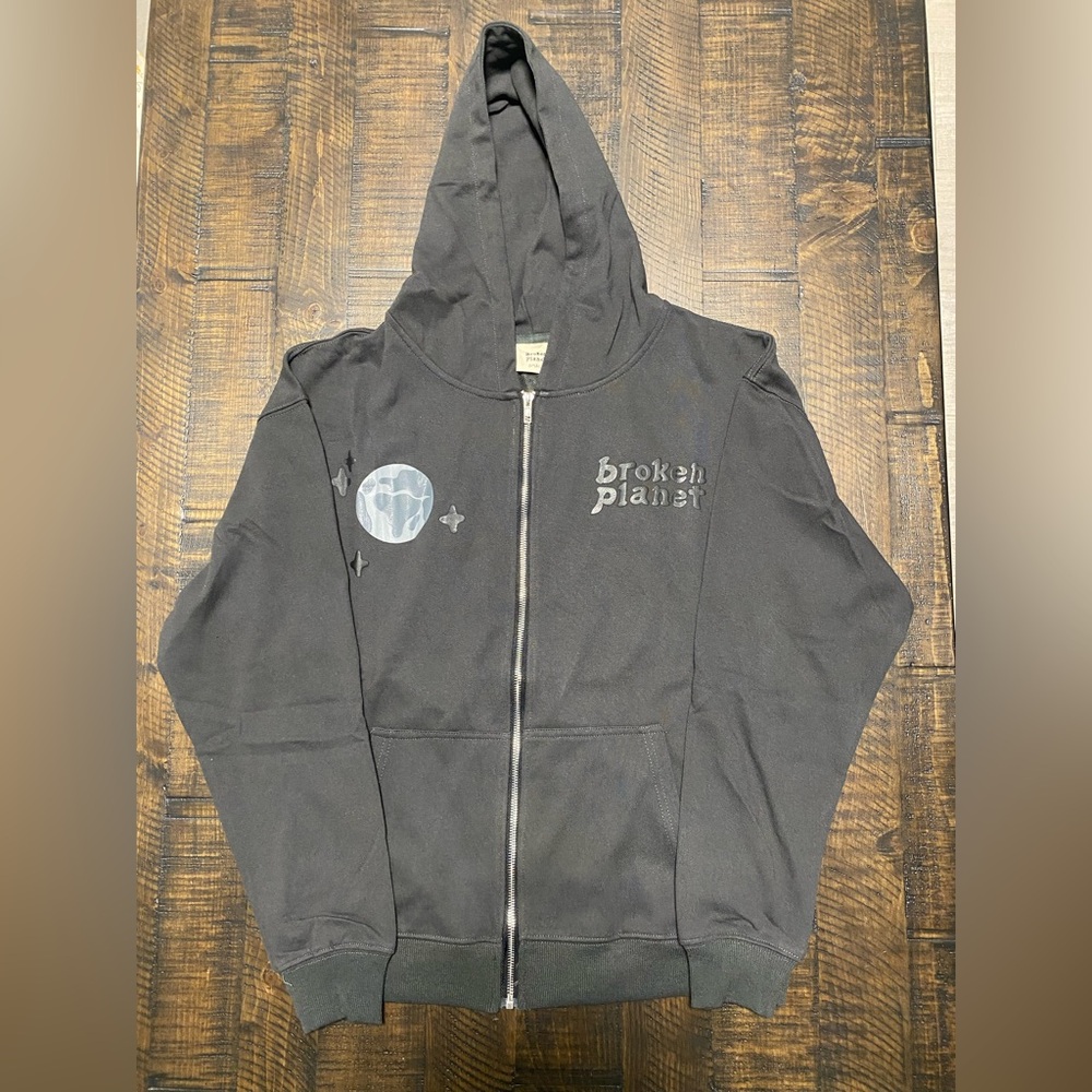 Broken Planet Zip Up Hoodie - Size small